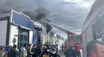 Kayseri'de Mobilya Atölyesinde Yangın Çıktı