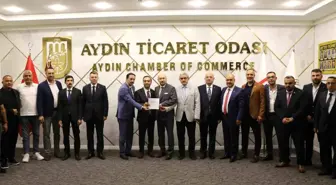 MHP Heyeti Aydın Ticaret Odası'nı Ziyaret Etti