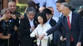 Şanlıurfa'yı ziyaret eden Japon Prensesi Mikasa'nın ilk durağı Balıklıgöl oldu