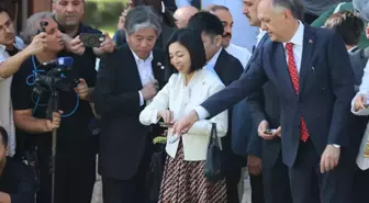 Şanlıurfa'yı ziyaret eden Japon Prensesi Mikasa'nın ilk durağı Balıklıgöl oldu