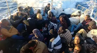 Seferihisar Açıklarında 41 Düzensiz Göçmen Kurtarıldı