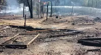 Adana'da Tarım İşçileri Çadırında Yangın Çikti