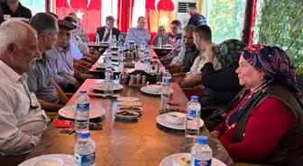Araban Kaymakamı İşçimen, Arabanlı gazilerle yemekte buluştu