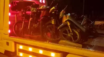 Bolvadin'de Motosiklet Denetimi: 20 Araç Trafikten Men Edildi