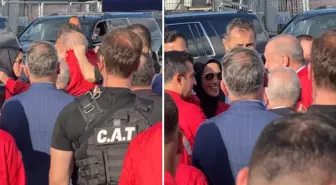 Cumhurbaşkanı Erdoğan'ın TEKNOFEST'i ziyaretine damga vuran görüntü