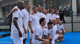 Dünyaca ünlü futbolcular İstanbul'da padel turnuvasında buluştu
