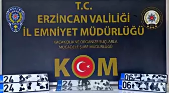 Erzincan'da APP Plaka Operasyonu: 5 Gözaltı