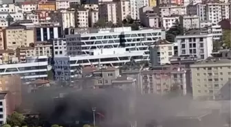 Kağıthane'de iş yerinde yangın-1
