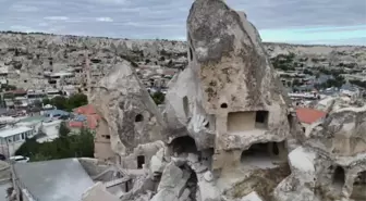 Kapadokya'da Peribacasının Büyük Bir Bölümü Yıkıldı