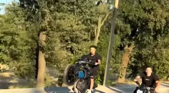 Bursa'da Plakasız Motosiklet Sürücüsüne Cezai İşlem