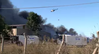 Adana'daki Geri Dönüşüm Fabrikasında Yangın