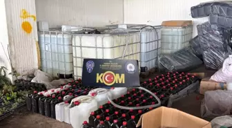 Adana Merkezli Kaçak Alkol Operasyonunda 16 Ton Etil Alkol Ele Geçirildi