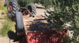 Traktör Devrildi, Sürücü Hayatını Kaybetti
