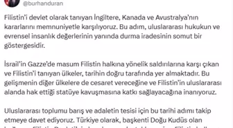 İletişim Başkanı Duran'dan Filistin'e Destek Mesajı