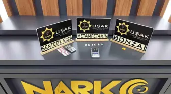 Uşak'ta Uyuşturucu Operasyonunda 4 Tutuklama