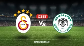 Galatasaray Konyaspor maç özeti ve golleri! (VİDEO) Galatasaray Konyaspor geniş özeti! Golleri kim attı, maç kaç kaç bitti?