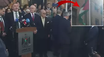 İngiltere Filistin'i resmen tanıdı, Londra'da bayrak göndere çekildi
