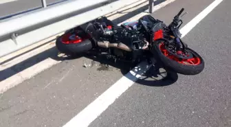 Edirne'de Trafik Kazası: Motosiklet Sürücüsü Yaralandı