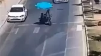 Mersin'de Yaya Geçidinde Motosiklet Kazası: İki Kişi Yaralandı