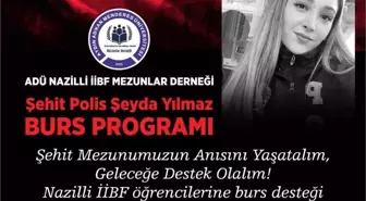 Şehit Polis Şeyda Yılmaz'ın adı burs programıyla yaşatılacak