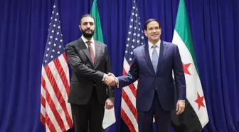 Suriye Cumhurbaşkanı Ahmed Şara ABD'de Dışişleri Bakanı Rubio ile Görüştü