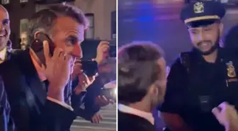 ABD'de aracı durdurulan Macron, Trump'ı aradı