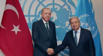 Cumhurbaşkanı Erdoğan, BM Genel Sekreteri Guterres ile bir araya geldi