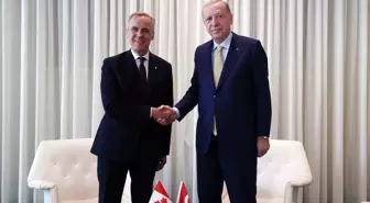 Cumhurbaşkanı Erdoğan, Kanada Başbakanı Carney'i Türkevi'nde kabul etti