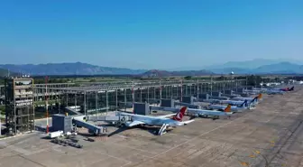 Dalaman Havalimanı'nda Ağustos Ayında 981 Bin Yolcu Hizmet Aldı