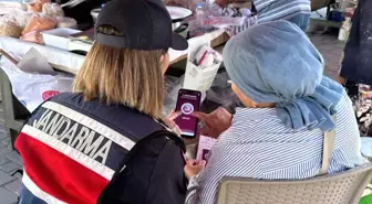 Germencik İncir Festivali'nde Jandarma Kadına Şiddete Dikkat Çekti
