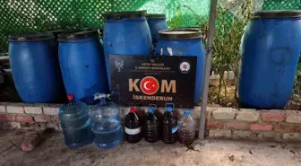 Hatay'da 1.250 Litre Sahte İçki Ele Geçirildi