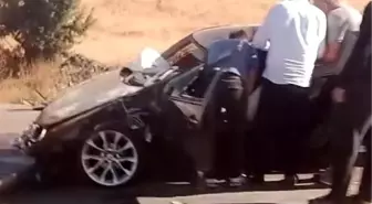 Amasya'da Otomobil Takla Attı: Sürücü Yaralandı