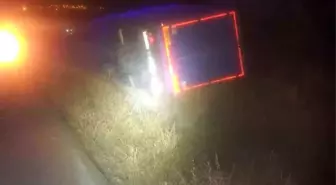 Nevşehir'de Kargo Kamyonu Şarampole Devrildi, Sürücü Hayatını Kaybetti