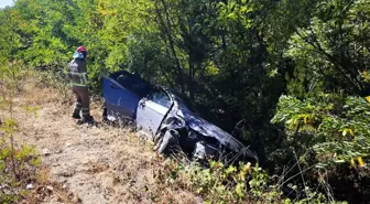 Safranbolu'da Otomobil Şarampole Uçtu: 3 Yaralı
