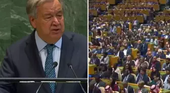 Tarihi oturumda BM Genel Sekreteri Guterres'in sözleriyle salon buz kesti