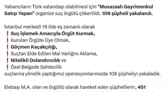 Yabancıların Muvazaalı Gayrimenkul Satışıyla Vatandaşlık Kandırıcılığı Çökertildi