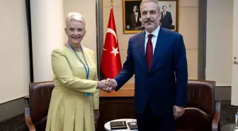 Bakan Fidan, BM Dünya Gıda Programı İcra Direktörü McCain ile görüştü