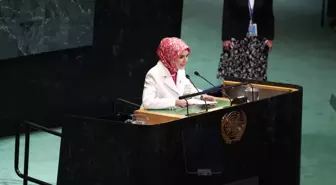 Bakan Göktaş, Dördüncü Dünya Kadın Konferansı Genel Kurul Üst Düzey Toplantısı'nda konuştu