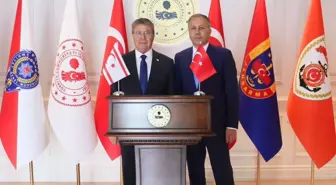 İçişleri Bakanı Yerlikaya, KKTC Başbakanı Üstel ile Görüştü