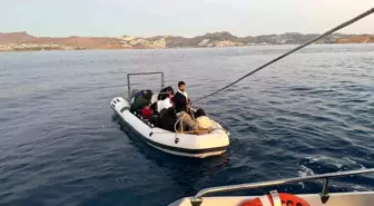 Bodrum Açıklarında 17 Düzensiz Göçmen Yakalandı