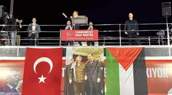 CHP Genel Başkanı Özgür Özel, Filistin'e Destek Mitingi'nde Konuştu