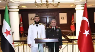 Genelkurmay Başkanı Bayraktaroğlu, Suriye Deniz Kuvvetleri Komutanı'nı Kabul Etti