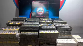 Hatay'da 2 Bin 950 Paket Kaçak Sigara Ele Ge geçirildi