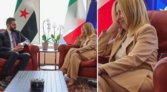 Meloni'nin Ahmed Şara'ya bakışları görüşmeye damga vurdu