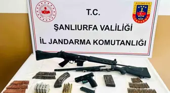 Şanlıurfa'nın Bozova ilçesinde ruhsatsız silah operasyonu