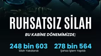 İçişleri Bakanı Yerlikaya: 81 İl'de Ruhsatsız Silah Operasyonu