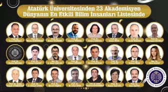 Atatürk Üniversitesi, Dünyanın En Etkili Bilim İnsanları Listesi'nde Öne Çıkıyor