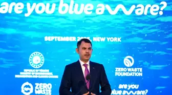 Bakan Kurum: Mavi bizim umudumuzdur, su medeniyetimizdir