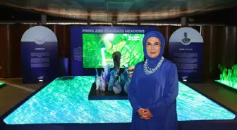Emine Erdoğan, New York'taki 'Sıfır Atık Mavi-Damla Damla' Sergisi'nin açılışına katıldı