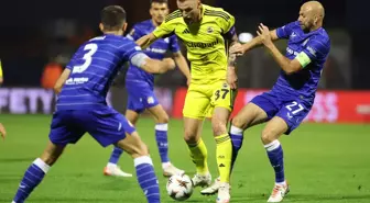 Fenerbahçe, UEFA Avrupa Ligi'nde Dinamo Zagreb'e 3-1 Yenildi